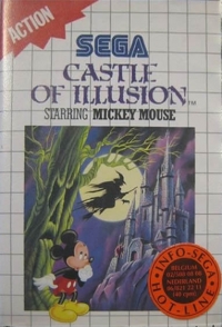 Castle of Illusion Starring Mickey Mouse [BE][LU] Box Art