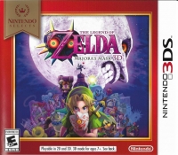 Legend of Zelda, The: Majora's Mask 3D - Nintendo Selects Box Art