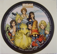 Commemorative Final Fantasy PlayStation Lid Sticker Box Art