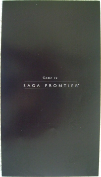 Saga Frontier Promotional Flyer (Pamphlet) Box Art