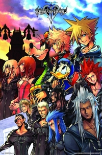 Kingdom Hearts II poster (heroes / villains art) Box Art