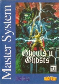Ghouls'n Ghosts (blue cover) Box Art