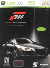 Forza Motorsport 3 - Édition Collector Limitée Box Art