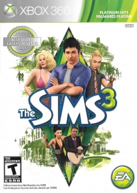 Sims 3, The - Platinum Hits [CA] Box Art