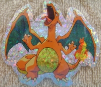 Pokémon Holofoil Sticker - Charizard Box Art