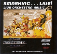 Super Smash Bros. Melee Smashing... Live! - Live Orchestra Music Box Art