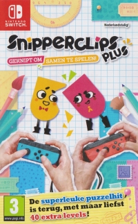Snipperclips Plus: Geknipt om Samen te Spelen! Box Art