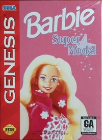 Barbie Super Model (cardboard box) Box Art