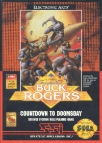 Buck Rogers: Countdown to Doomsday (gray cart label) Box Art