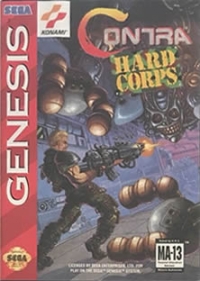 Contra: Hard Corps - Konami Classics Box Art
