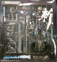 Metal Gear Rising: Revengeance - Raiden Play Arts Kai Action Figure (Black Armor ver.) Box Art