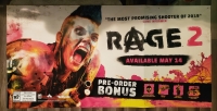 Rage 2 72x36 Cardstock Store Display Poster Box Art