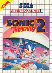 Sonic the Hedgehog 2 (Master System II) Box Art