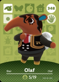 Animal Crossing - #348 Olaf [NA] Box Art