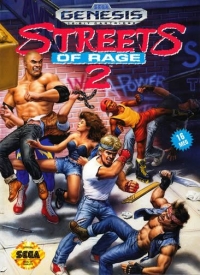 Streets of Rage 2 Box Art