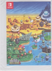 New Super Mario Bros. U Deluxe Poster Map Box Art