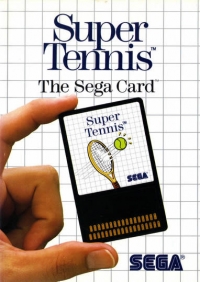 Super Tennis (Sega Card) Box Art