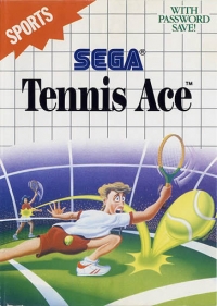 Tennis Ace (Sega®, title screen) Box Art