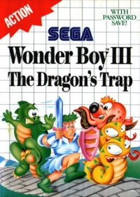 Wonder Boy III: The Dragon's Trap (8 languages) Box Art
