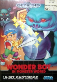 Wonder Boy in Monster World [CA] Box Art
