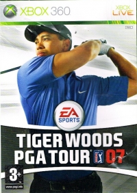 Tiger Woods PGA Tour 07 (Black Pegi) Box Art