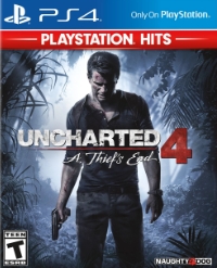 Uncharted 4: A Thief's End - PlayStation Hits Box Art