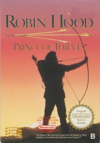 Robin Hood: Prince of Thieves [FI][NO][SE] Box Art
