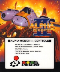 Alpha Mission II Box Art