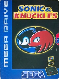 Sonic & Knuckles (1563-50, red insert) Box Art