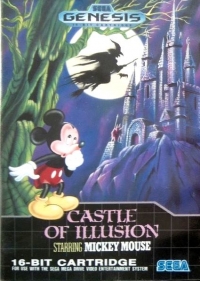 Castle of Illusion Starring Mickey Mouse [CA] Box Art