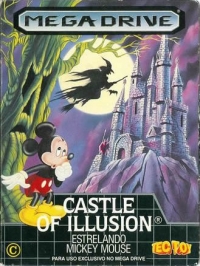 Castle of Illusion Estrelando Mickey Mouse (cardboard box) Box Art