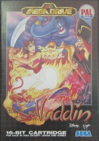 Disney's Aladdin (PAL) Box Art