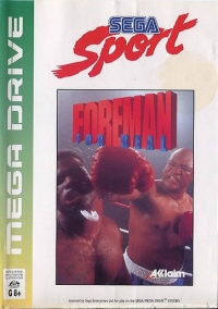 Foreman for Real - Sega Sport Box Art