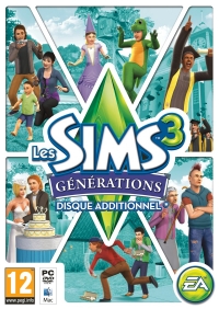 Sims 3, Les: Générations Box Art