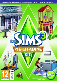 Sims 3, Les: Vie Citadine Kit Box Art