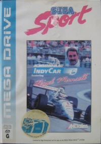 Newman-Haas IndyCar featuring Nigel Mansell - Sega Sport Box Art