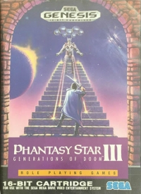 Phantasy Star III: Generations of Doom [CA] Box Art