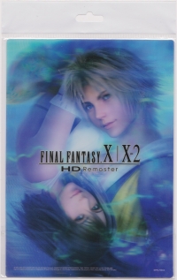 Final Fantasy X / X-2 Remaster lenticular card Box Art
