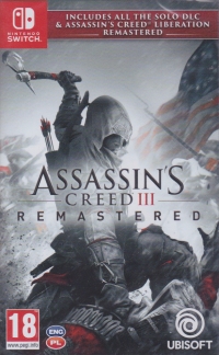 Assassin's Creed III Remastered [PL][CZ][SK][HU] Box Art