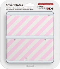 New Nintendo 3DS Cover Plates No.014 - Pink Stripes Box Art