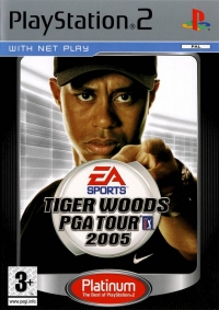 Tiger Woods PGA Tour 2005 - Platinum Box Art