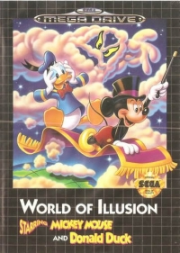 World of Illusion Starring Mickey Mouse and Donald Duck [UK] Box Art