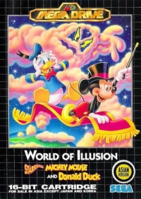 World of Illusion Starring Mickey Mouse and Donald Duck Box Art