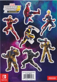 Marvel Ultimate Alliance 3: The Black Order stickers Box Art