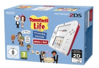 Nintendo 2DS - Tomodachi Life (Red + White) Box Art