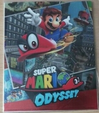 Mario Odyssey Metallic Print 3 Postcards Pack Box Art