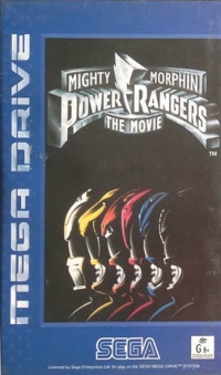 Mighty Morphin Power Rangers: The Movie Box Art