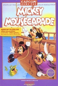 Mickey Mousecapade (round Seal) Box Art