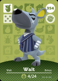 Animal Crossing - #354 Walt [NA] Box Art