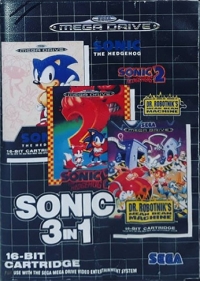 Sonic 3 in 1 Box Art